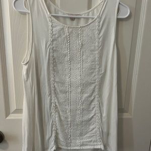 White dressy tank top